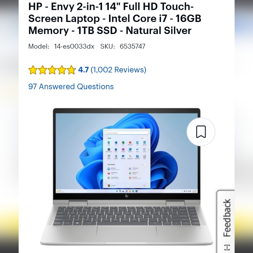 2 in 1 laptop touch screen